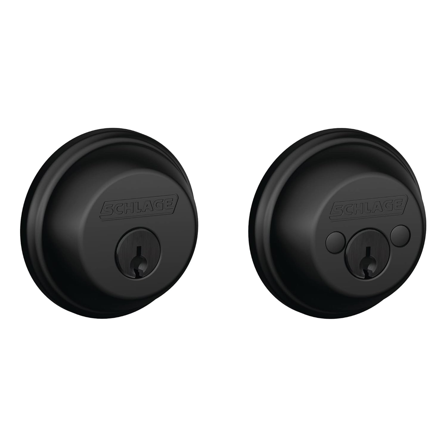 SCHLAGE B62N622 Deadbolt, Keyed 2 Sides, Matte Black