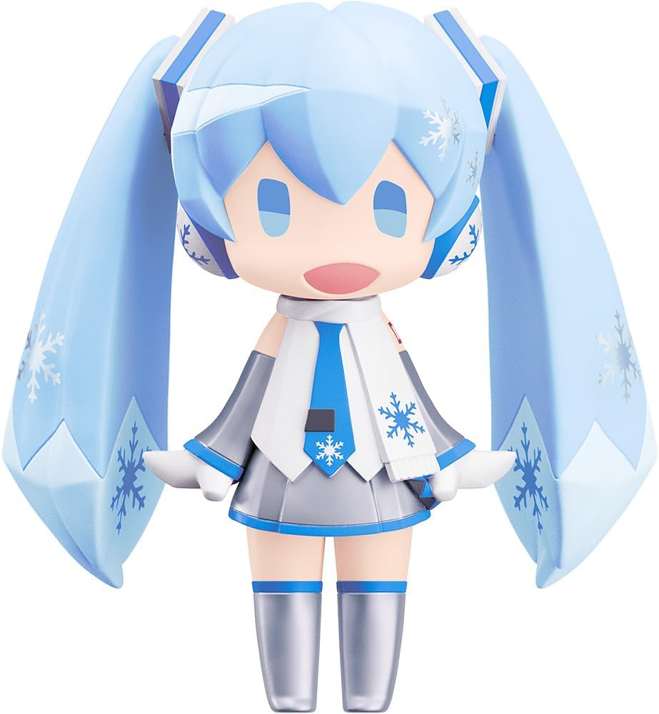 Snow Miku Chibi Figure with Movable Neck Joint
