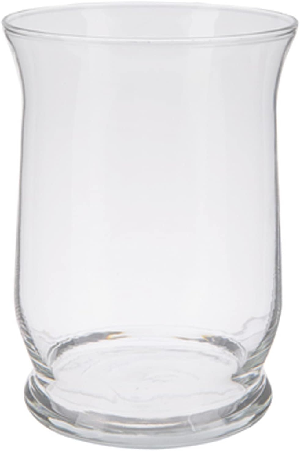 Elegant 8" Clear Glass Square Pillar Candle Holder