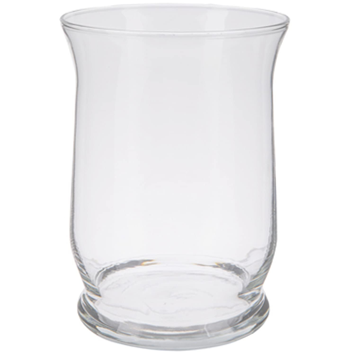 Elegant 8" Clear Glass Square Pillar Candle Holder
