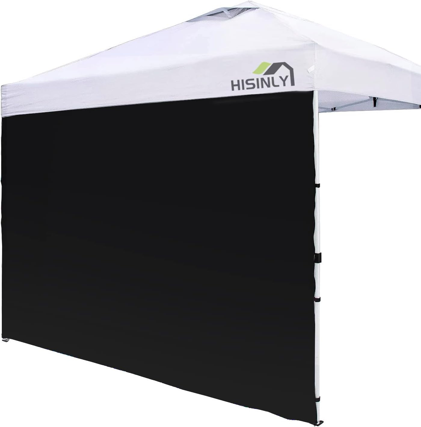 HLong Canopy Tent Sidewall for 10x10 Pop Up Canopy, 1 Piece, Black