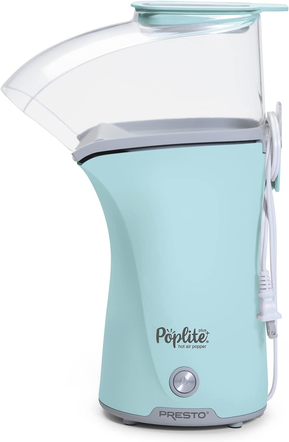 Presto Poplite Plus Hot Air Popper Blue Hot Air Electric Popcorn Popper