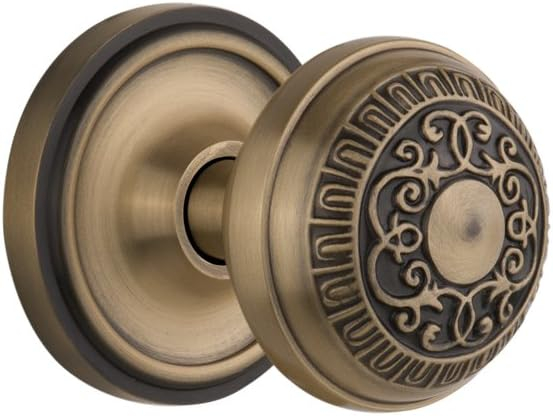 Classic Rosette with Egg & Dart Door Knob