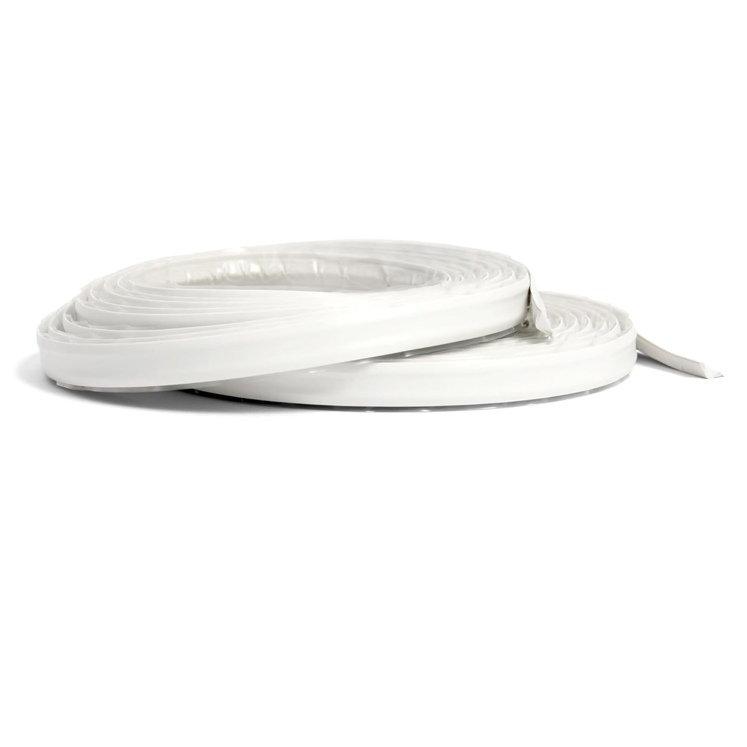 1/2 in. x 10 ft. White PVC Inside Corner Self-adhesive Flexible Caulk and Trim Molding (2-Pack)