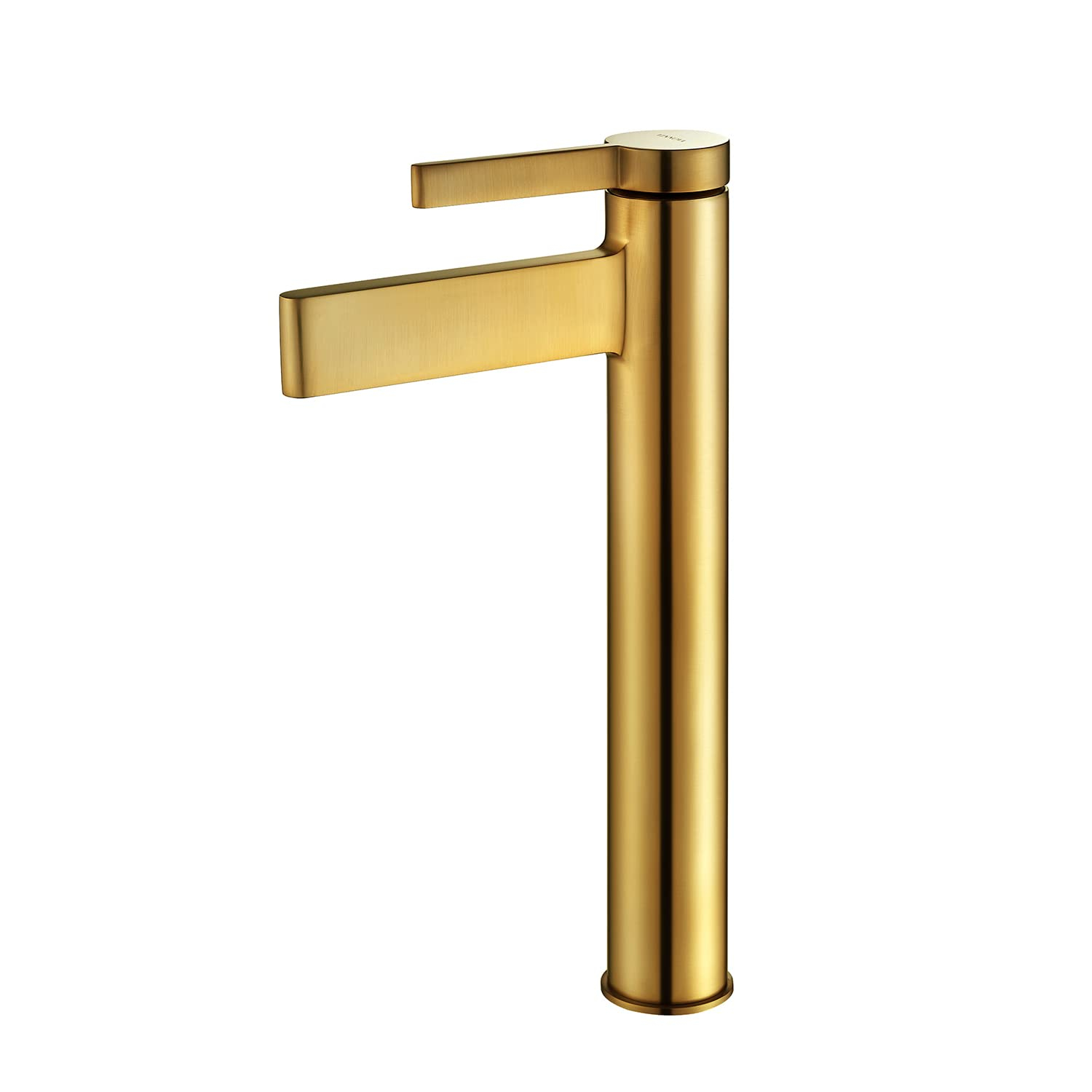 Brushed Gold Stainless Steel Single Lever Bathroom Faucet