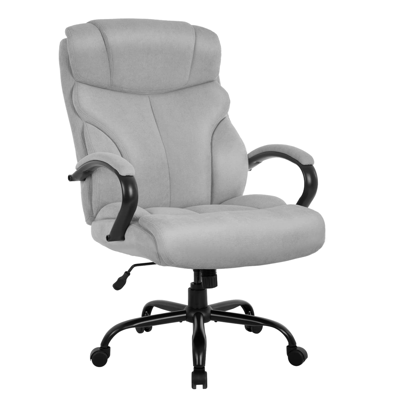 Dkelincs Ergonomic Office Chair Big and Tall Wide Seat Desk Chair 500 lbs Adjustable Computer Chair with Lumbar Support, Gray