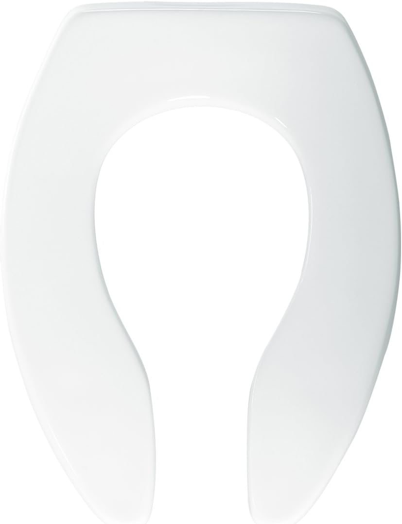 Bemis  Toilet Seat,Elongated Bowl,Open Front 1655SSCT