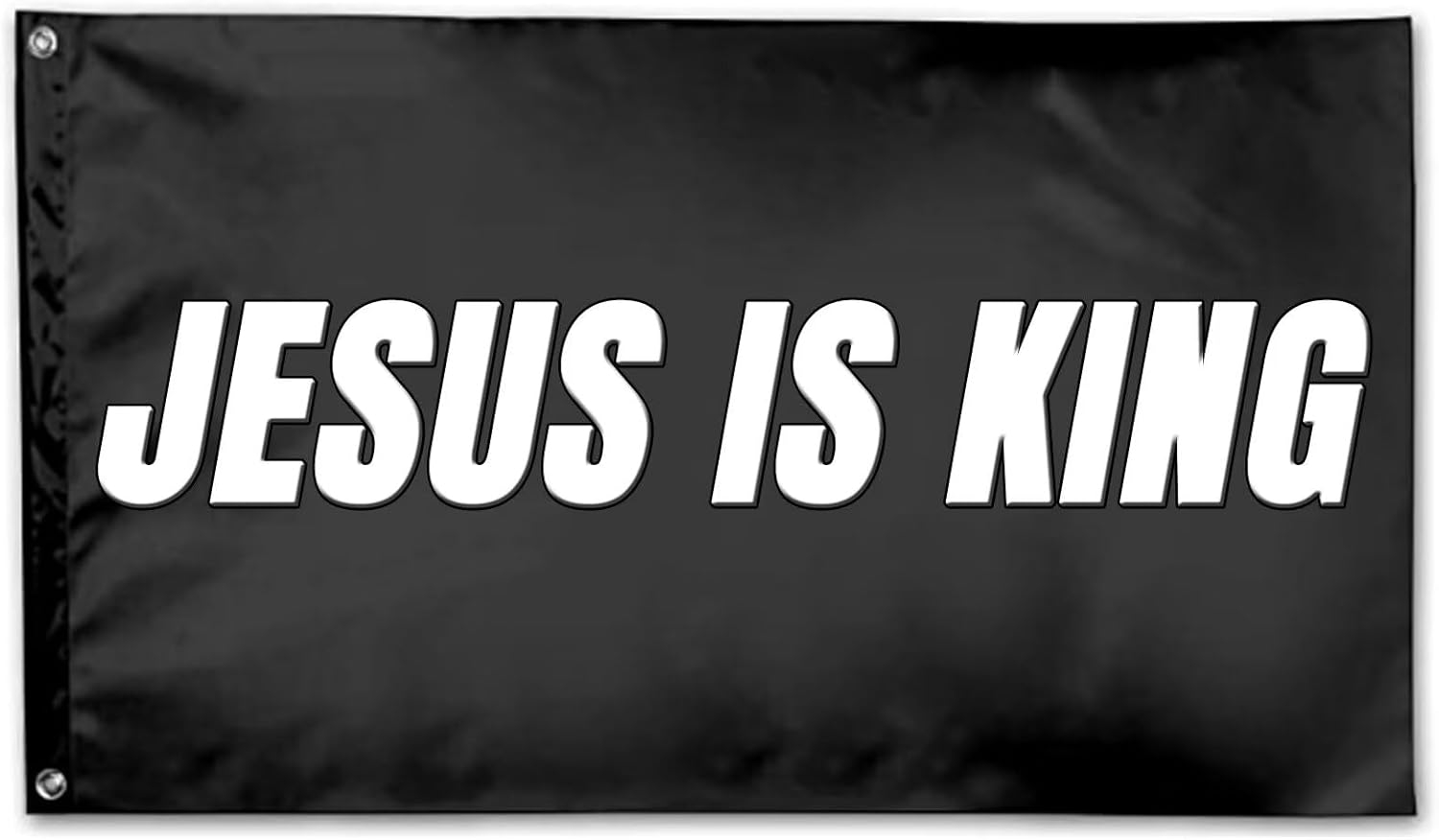 Jesus Is King Flag - Christian Jesus Flag - Outdoor Flags Hope Faith Over Fear - Easter Flags Decoration Gift - Indoor Wall Decoration - 3X5FT