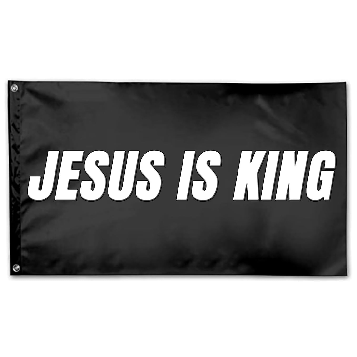 Jesus Is King Flag - Christian Jesus Flag - Outdoor Flags Hope Faith Over Fear - Easter Flags Decoration Gift - Indoor Wall Decoration - 3X5FT