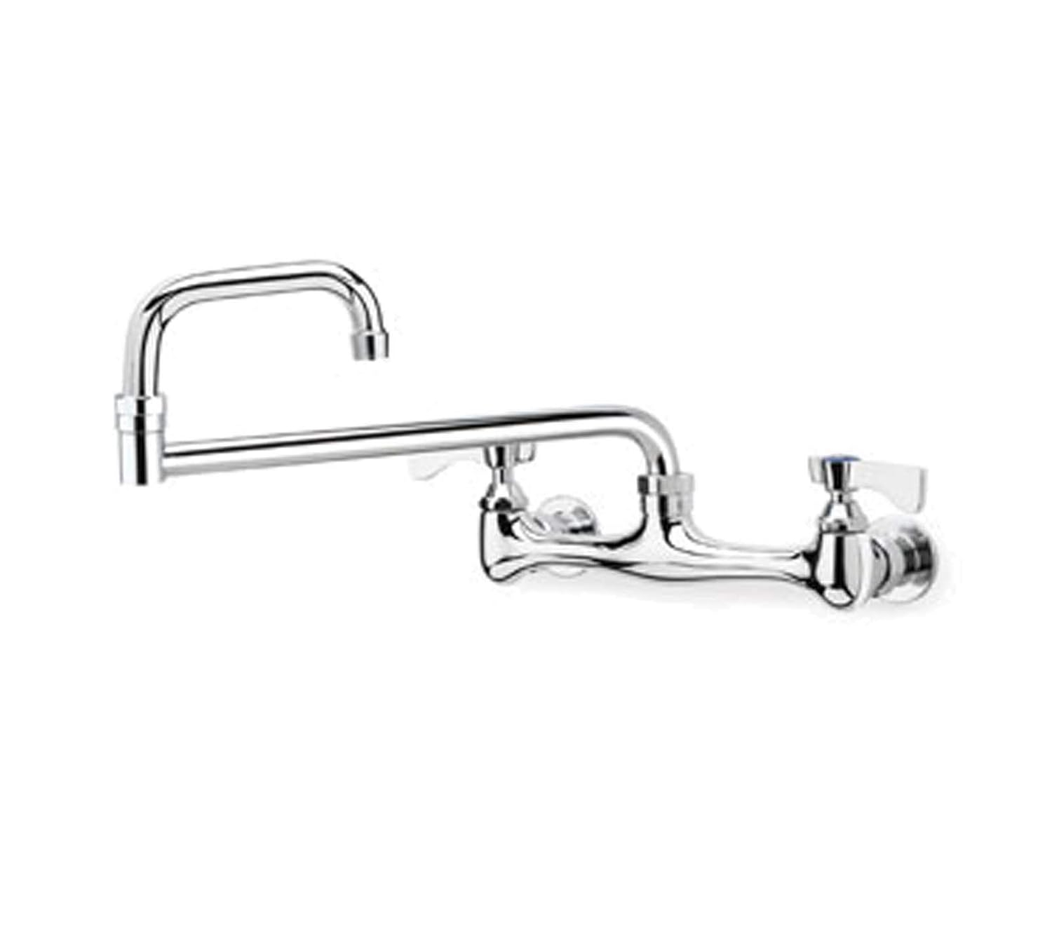 Chrome 24" Double Jointed Swing Spout Commercial Faucet