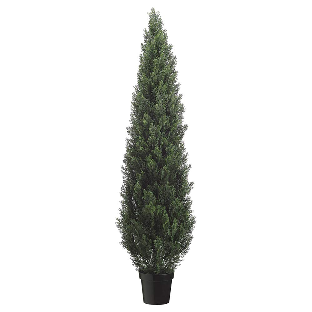 Silk Décor  Topairy in Plastic Pot, 72-Inch, Green