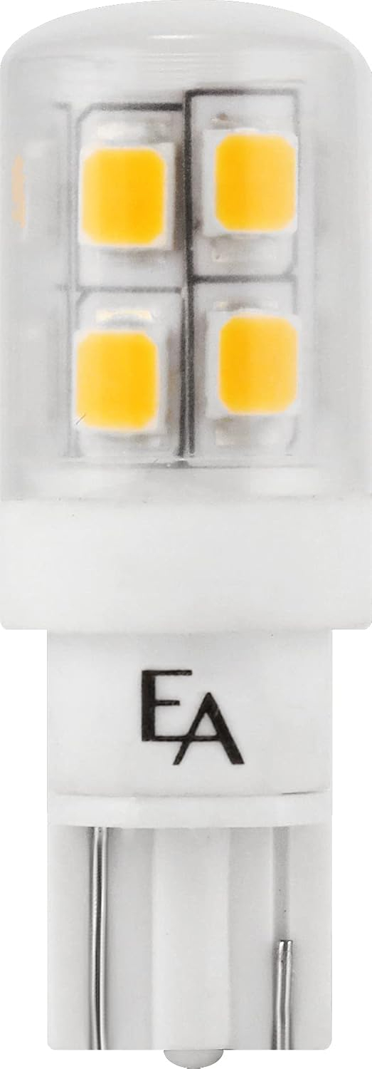 White Dimmable Wedge Base LED Light Bulb, 12V-1.5W