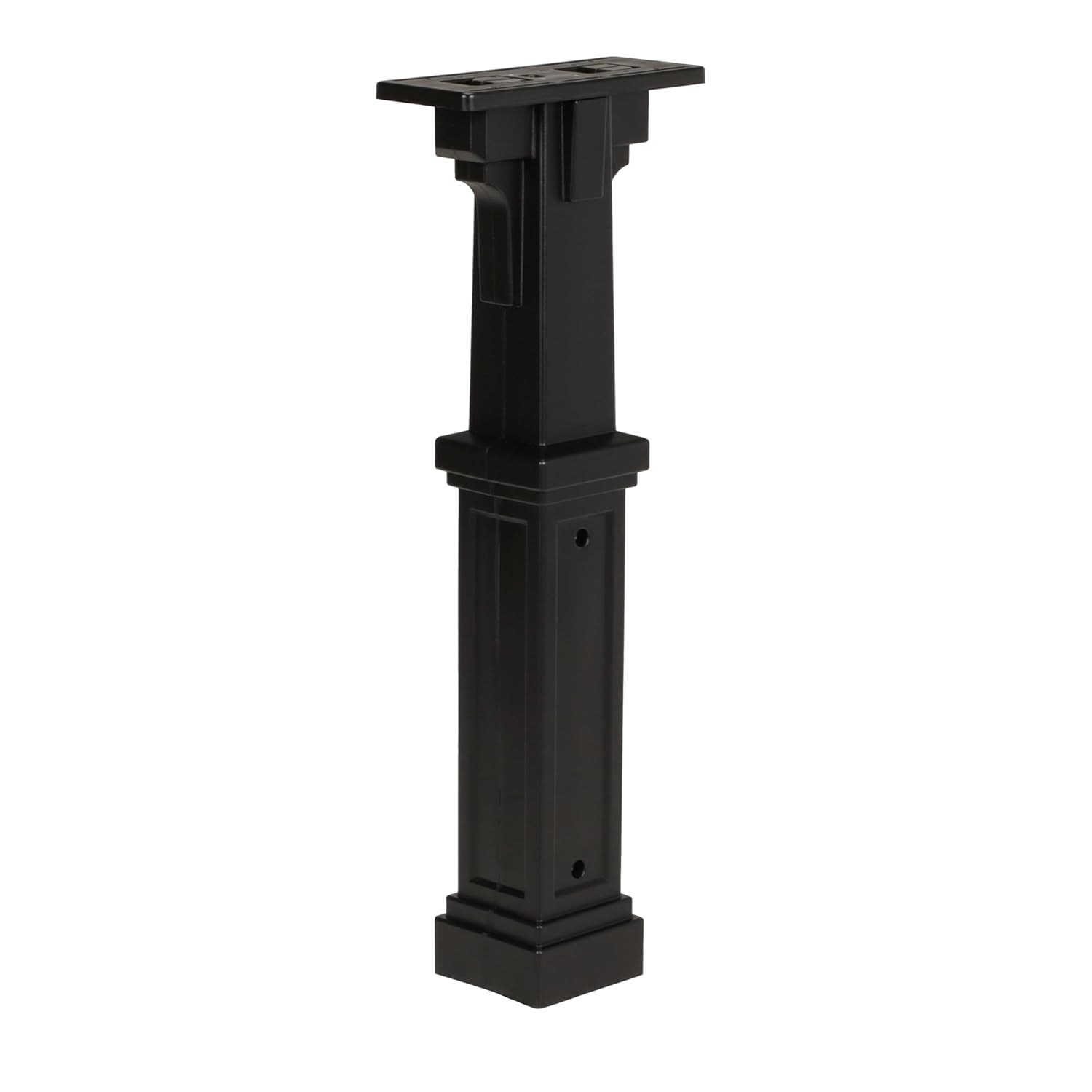 Grand Haven Plastic, Top Mount, Mailbox Post, Black