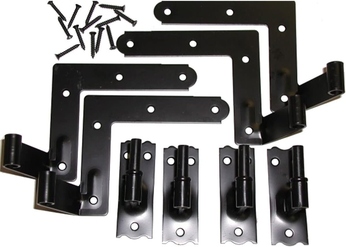 1 1/16" Offset Hinge Set (4 Hinges)