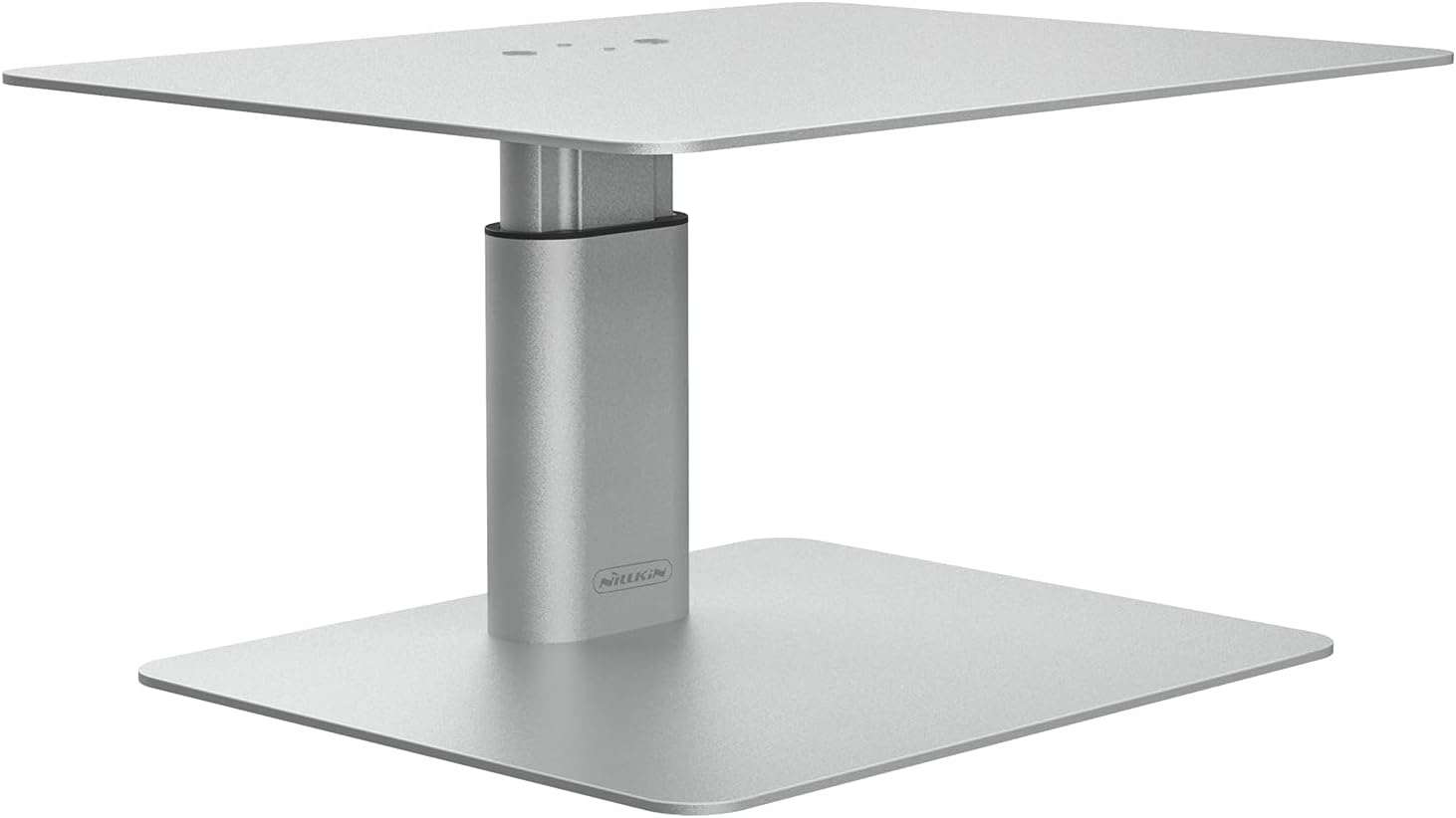 Nillkin Monitor Stand Riser for Desk, Adjustable Height Computer Monitor Stand, Ergonomic Aluminum Computer Desk Holder for iMac,MacBook, Dell, HP, Lenovo and Other Screen Display, Black