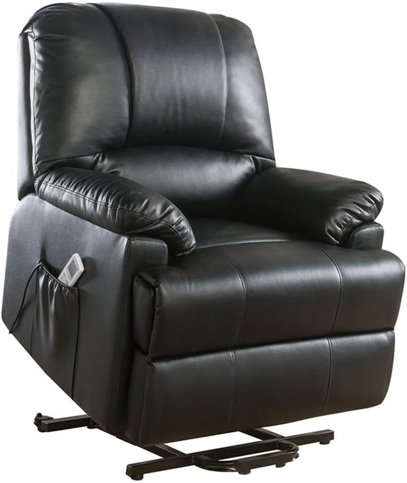 ACME Ixora Recliner with Power Lift and Massage in Black