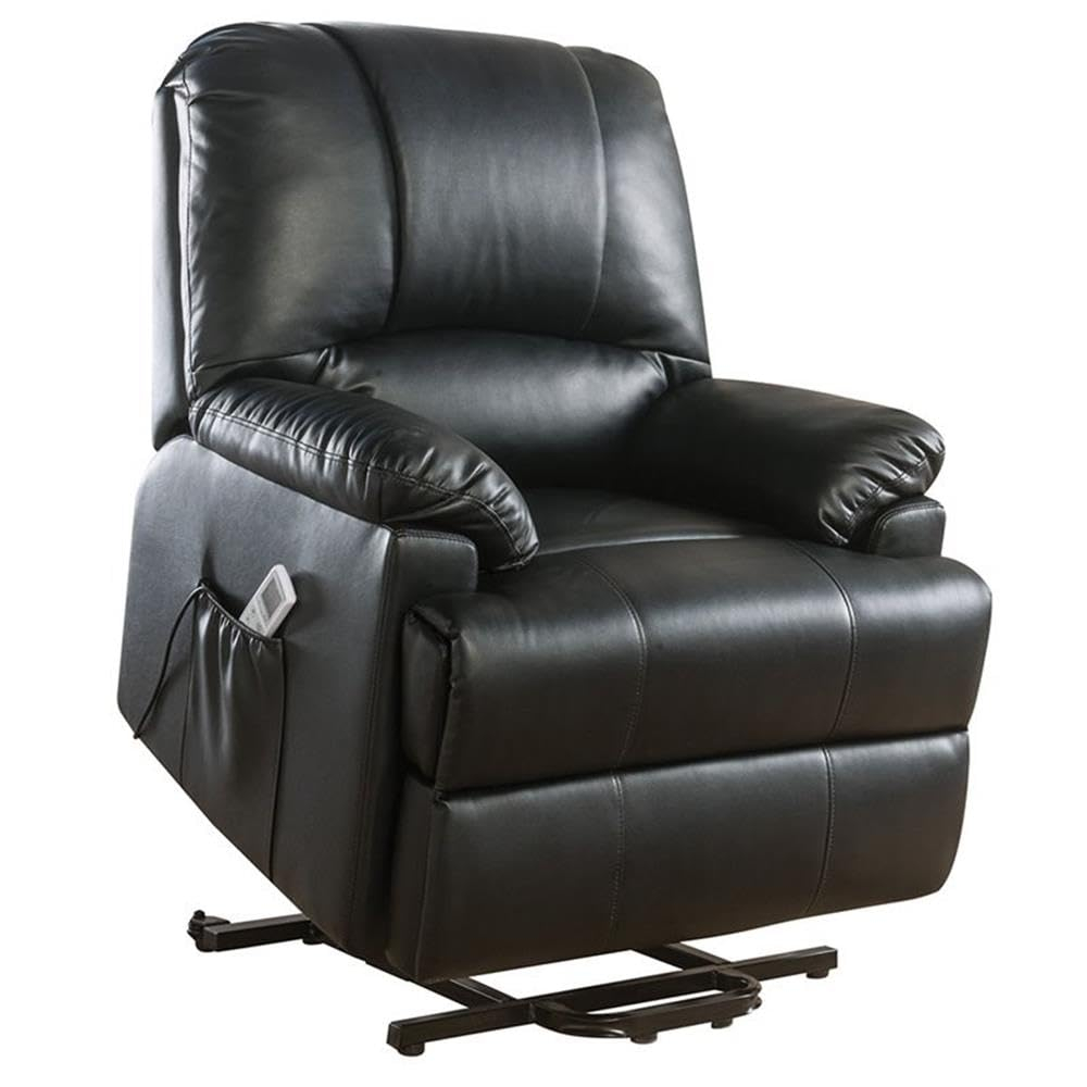 ACME Ixora Recliner with Power Lift and Massage in Black