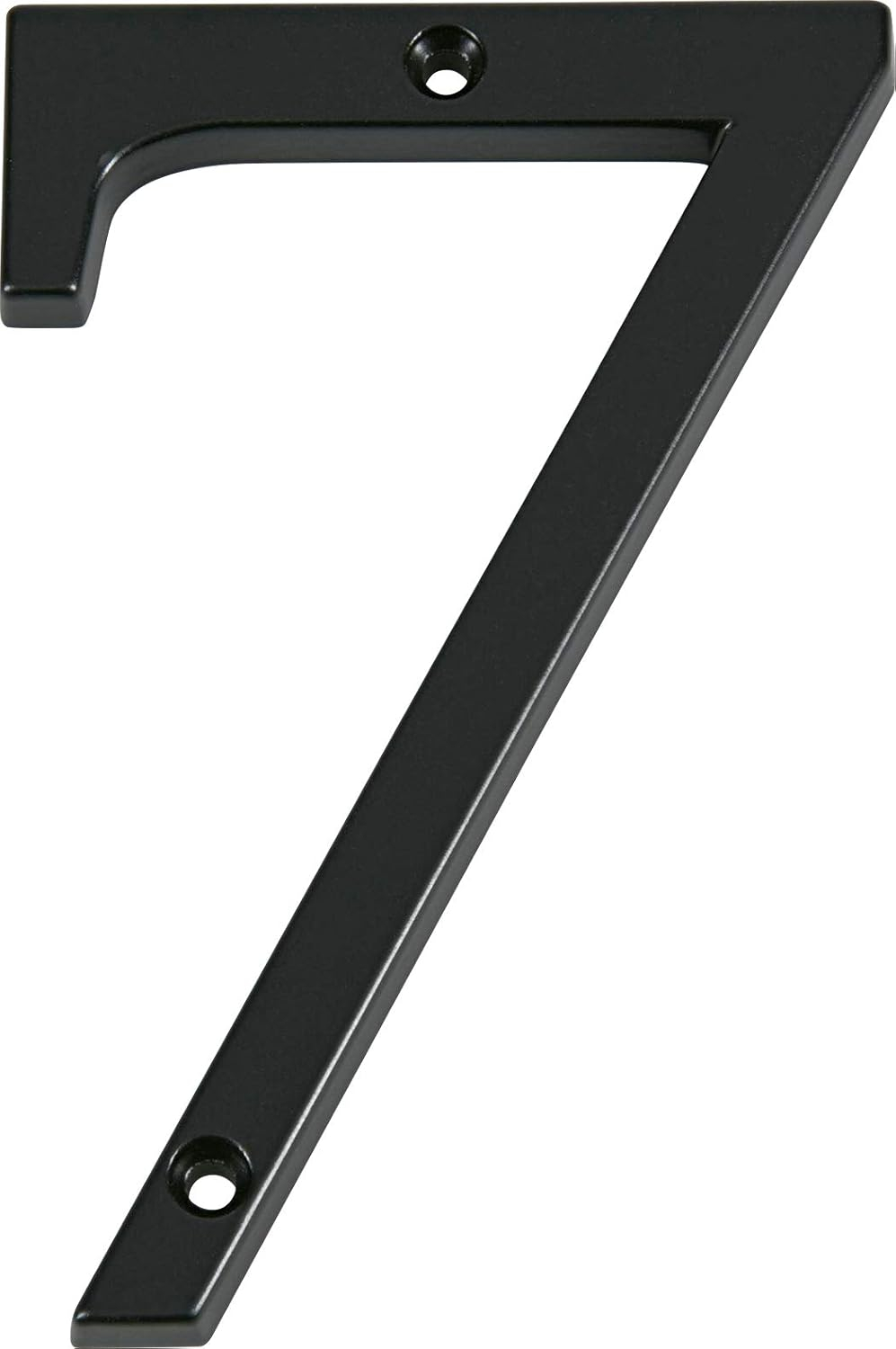 HASWARE House Number Sign 4 inch Modern Door Numbers Signage Plaque Street Home Address Numerals Zinc Alloy (7, Black)