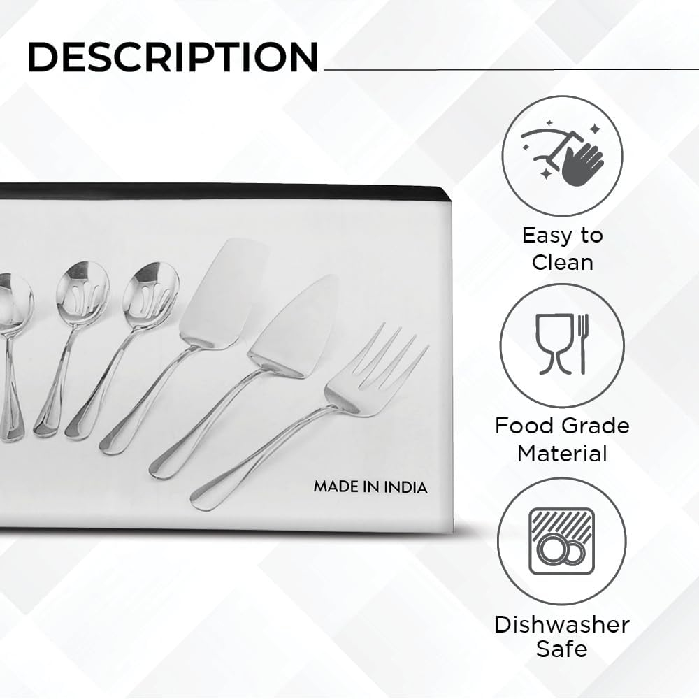 Avador Premium Stainless Steel 8-Piece Hostess Serving Utensil Set