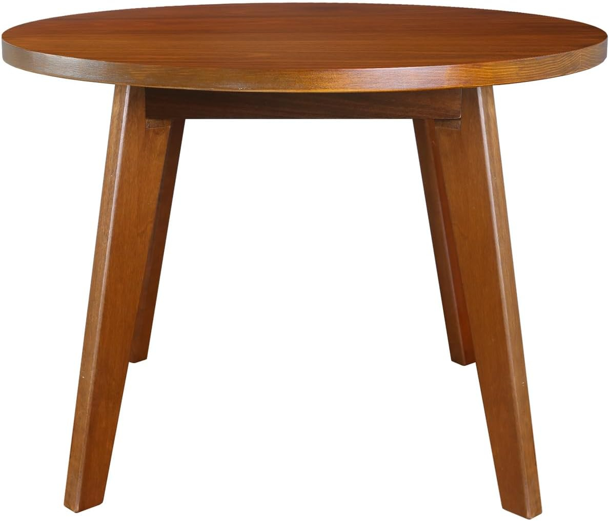 Genuine 24" Round Coffee Table with Solid American Gum - Sweet Oak