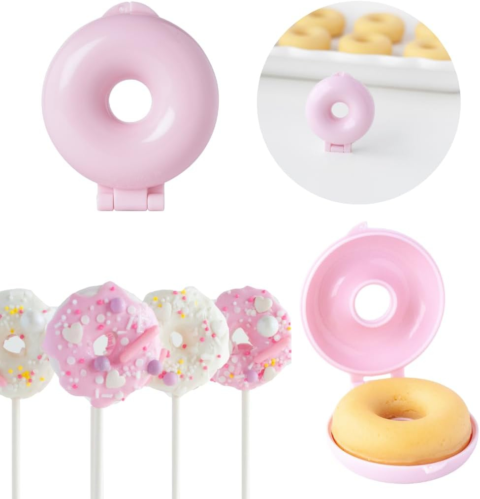 The Original My Little Cakepop Pro Cake Pop Mold since 2010. Donut Shaped. Injection Molded with ABS Food Grade BPA Free Plastic. Hygienic and strong. Use for Cake Pops, Play Dough, Soap, and More.