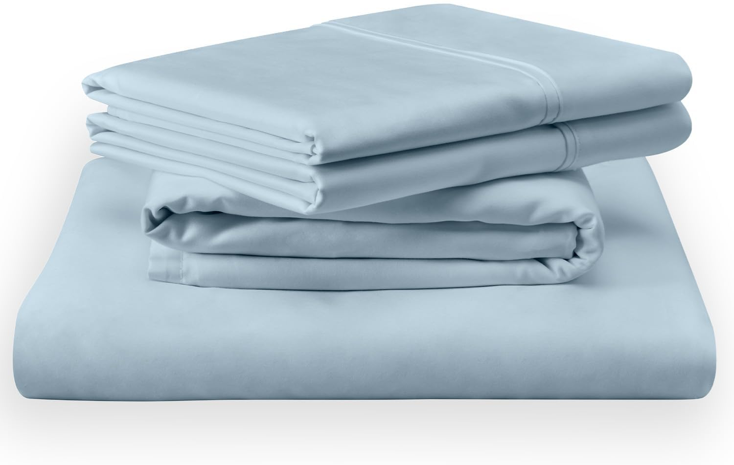 Tempur-Pedic Tempur-Classic Cotton Sheet Set, Sleepy Blue, Twin, Adult