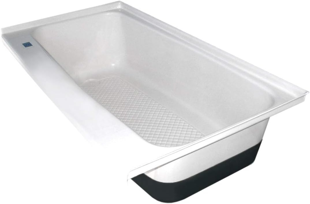 Icon 00478 Bath Tub with Left Hand Drain TU600LH - Polar White