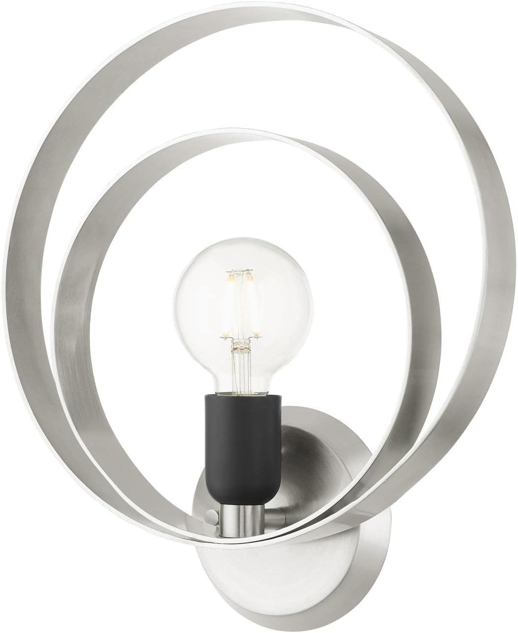 Livex Lighting Modesto 1 - Light Wall Light in  Brushed Nickel