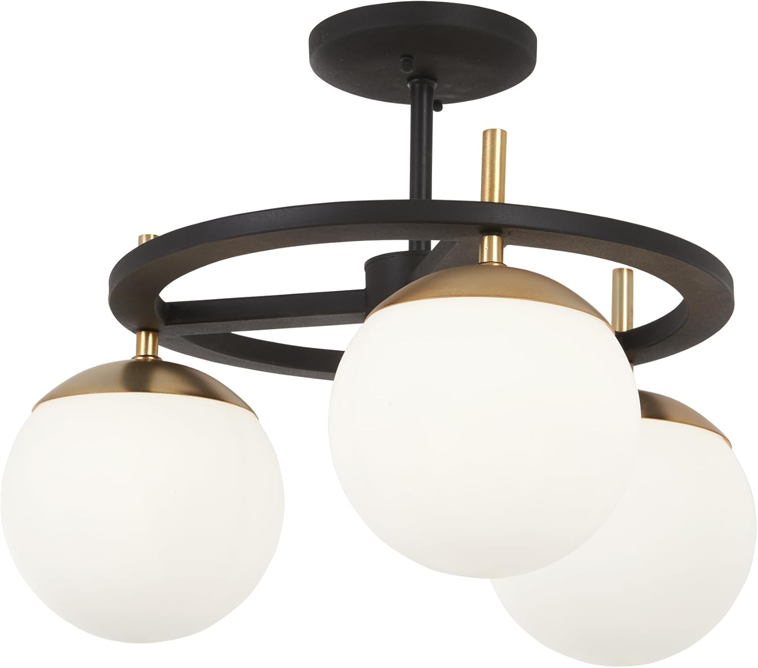 George Kovacs Lighting - Alluria-Three Light Semi-Flush Mount-18 Inches Wide by
