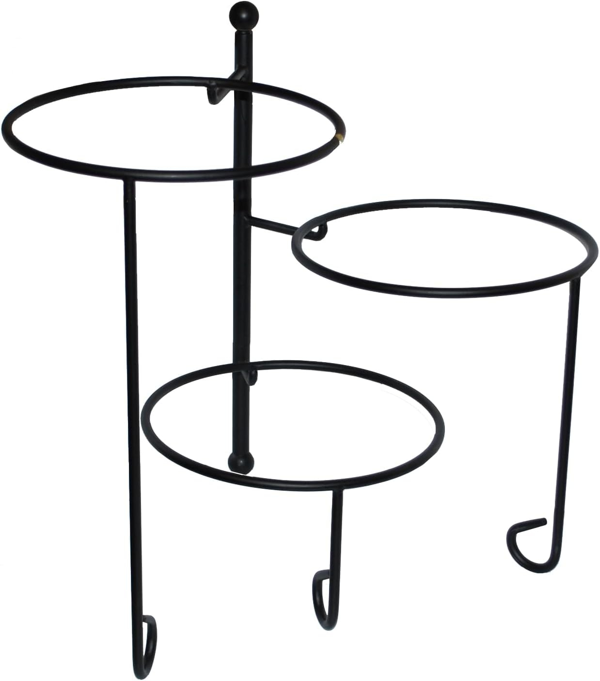 American Metalcraft TTRS3 Ironworks Three-Tier Foldable Round Display Stand