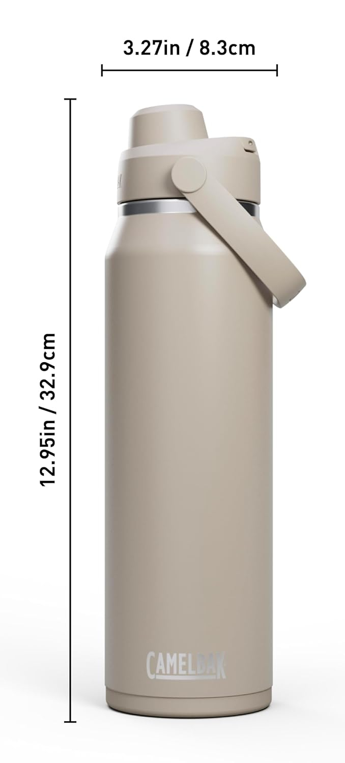 CamelBak Thrive Chug Insulated Stainless Steel Water Bottle Stone, 32oz