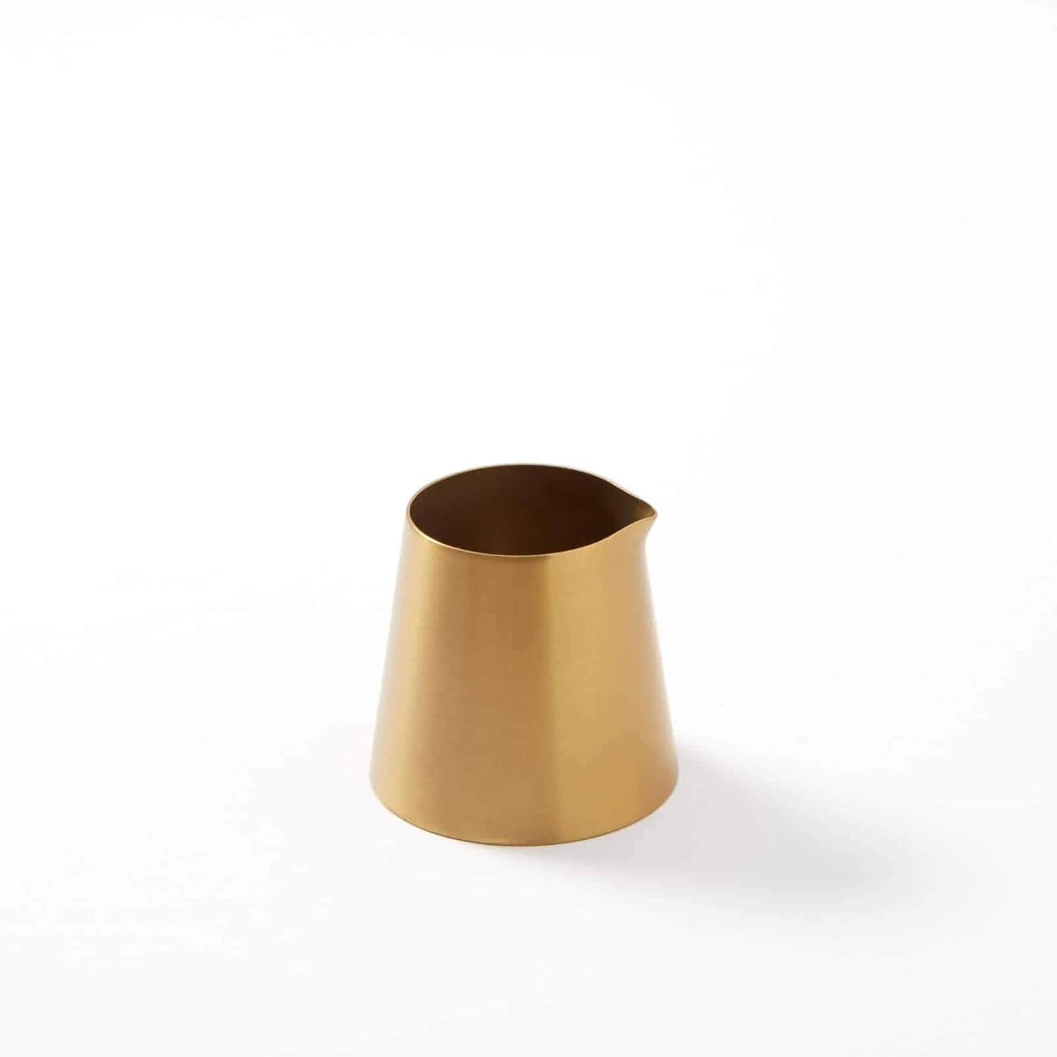 Petite Satin Gold Stainless Steel Creamer