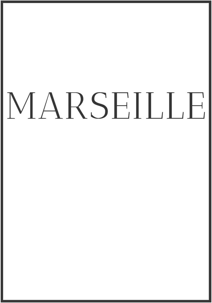 Marseille Monochrome Decorative Book for Home Styling