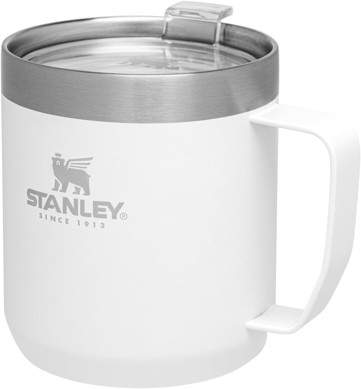 Polar White Stainless Steel Travel Mug with Tritan Lid