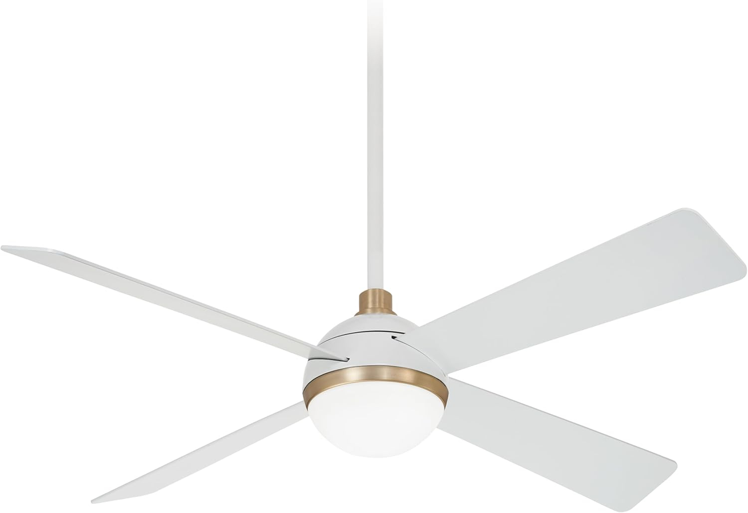 Minka Aire 54" 4 - Blade LED Standard Ceiling Fan with Remote Control and Light Kit Included