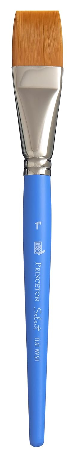 Princeton Brush Select Artiste Brush, Flat Wash, 1