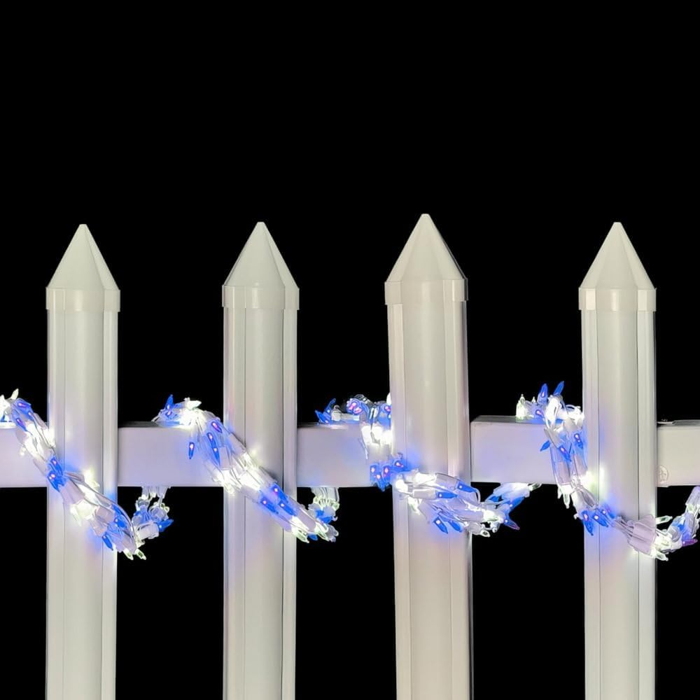 Brite Star Garland Lights, 11.6', Blue/Pure White