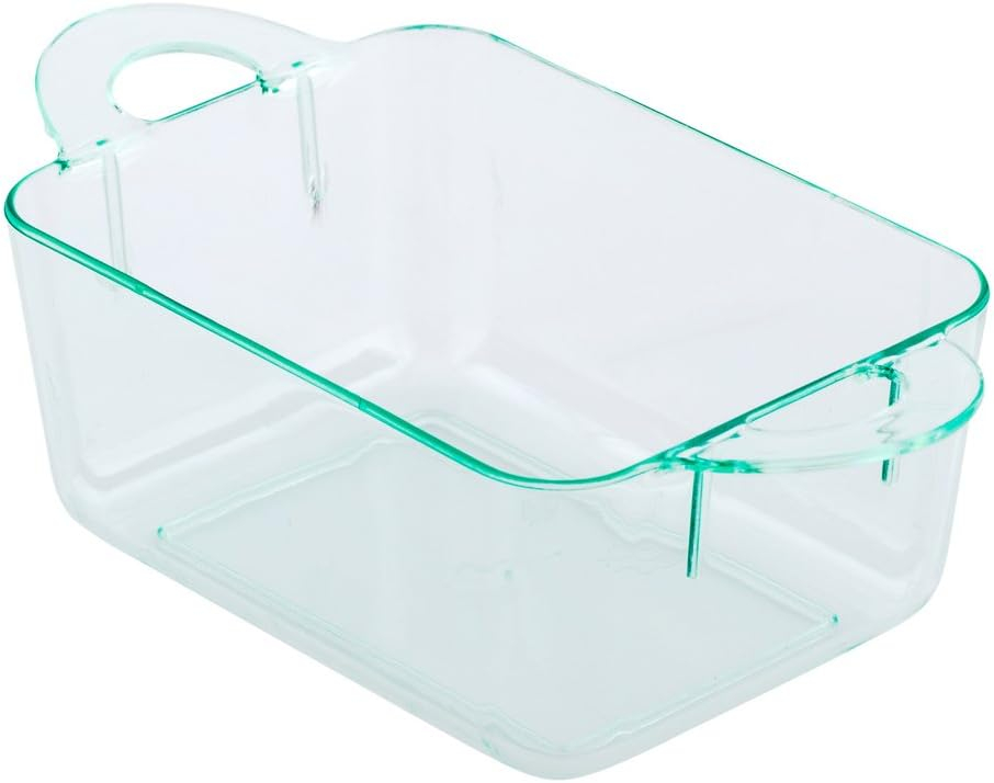 Restaurantware 3 Ounce Mini Serving Dishes 100 Disposable Mini Appetizer Dishes - Mimics The Look Of Cocottes Rectangle Seagreen Plastic Mini Casserole Dishes Serve Snacks Or Desserts