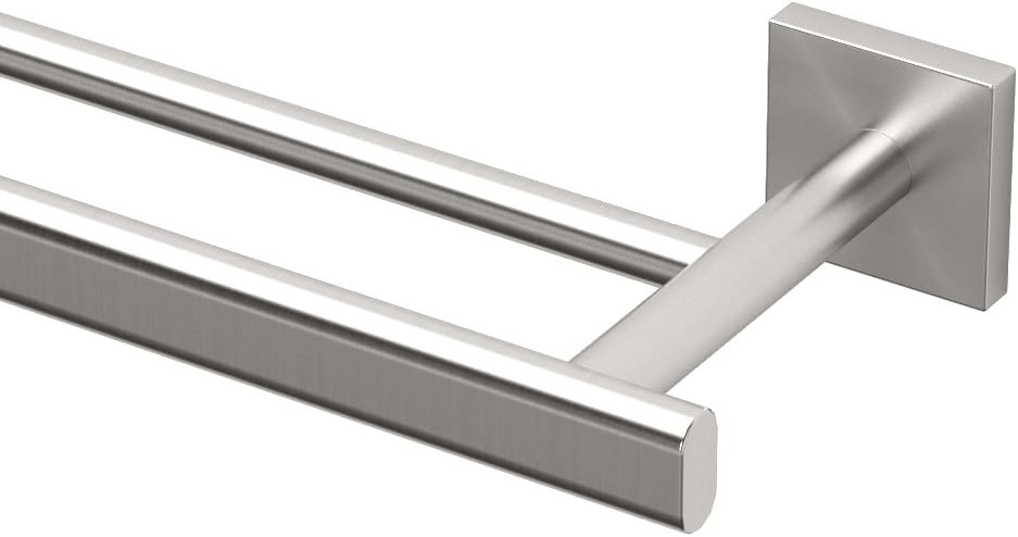 Elevate 24" Wall Mount Double Towel Bar | Towel Rack with 2 Bars