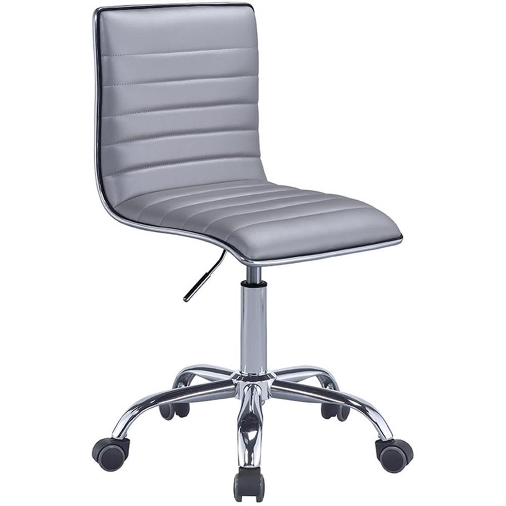 ACME Alessio Office Chair in Silver and Chrome