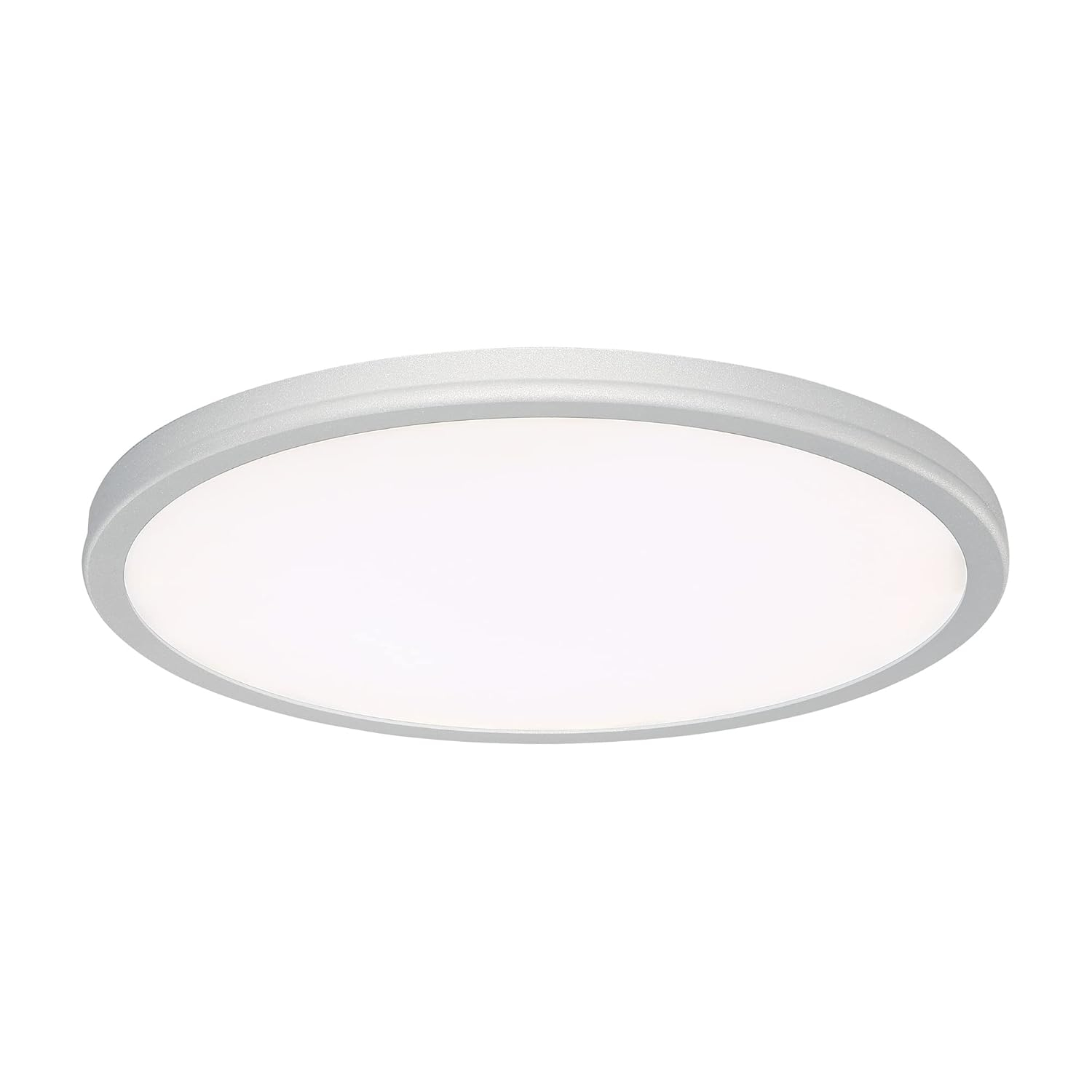 WAC Lighting dweLED, Geos 15in LED Round Low-Profile Flush Mount 2700K in Titanium