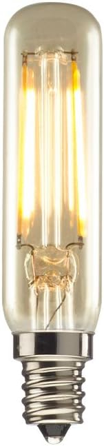 Amber Dimmable LED T6 Warm White Decorative Bulb