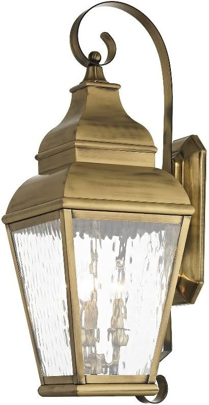 Livex Lighting Exeter 3 - Light Wall Light in  Black
