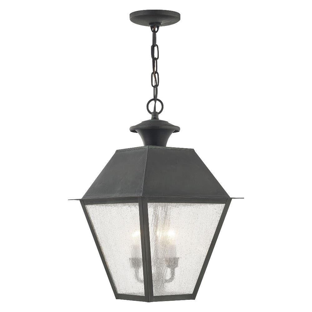 Livex Lighting Mansfield 3 - Light Pendant in  Charcoal