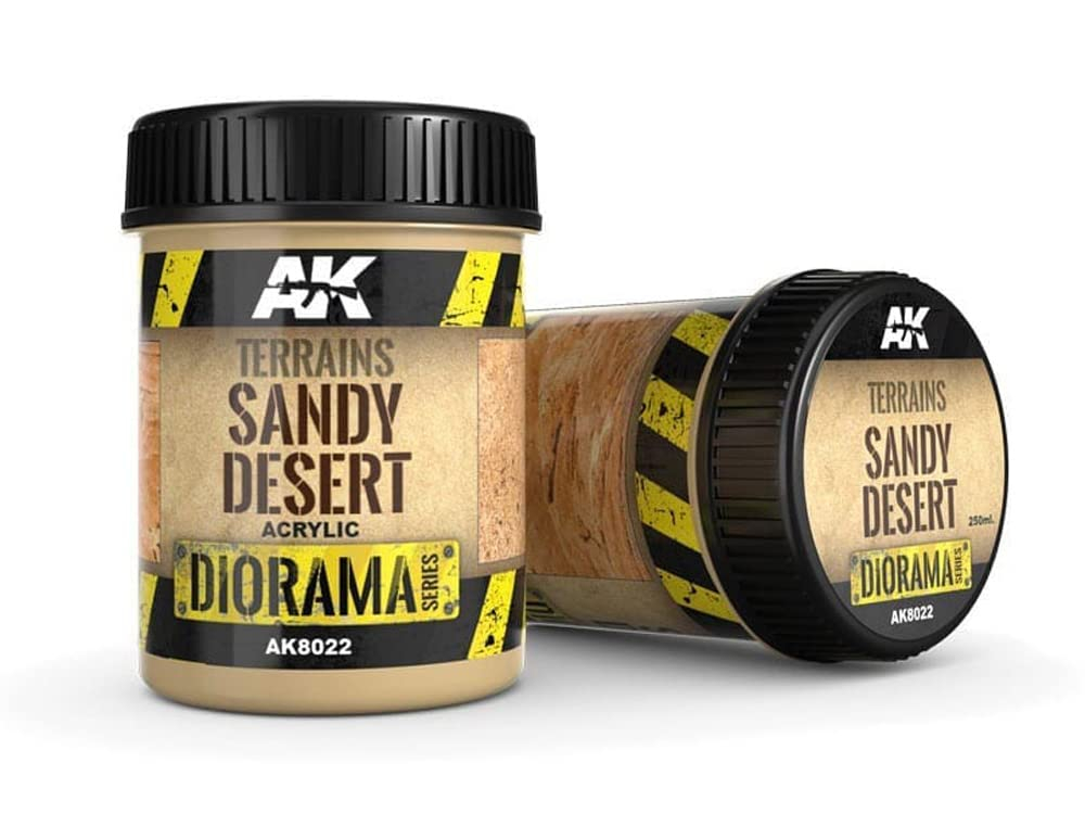 AK-Interactive Terrains Sandy Desert -250ml (Acrylic) New