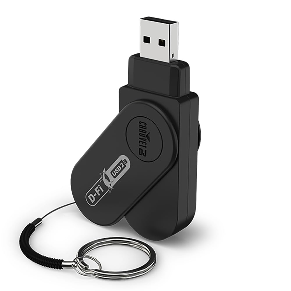 Black Plastic Wireless DMX USB Transceiver