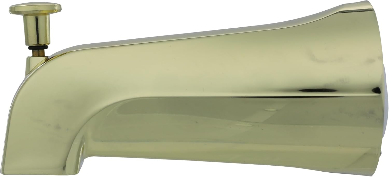 Danco 70-89265 Universal Tub Spout with Diverter, Polished Brass