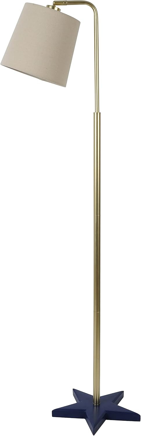 Decor Therapy 57" Star Base Downbridge Floor Lamp, Gold (PL4548)