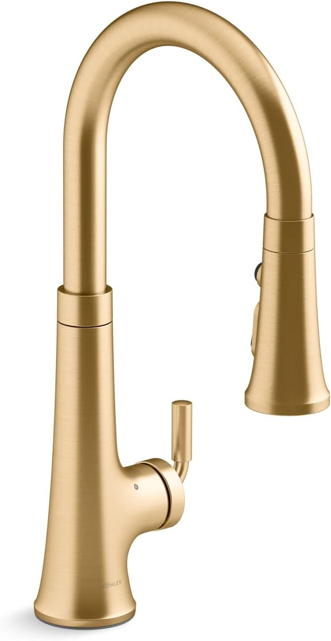 Tone Touchless Pull-Down Kitchen Sink Faucet with Three-Function Sprayhead