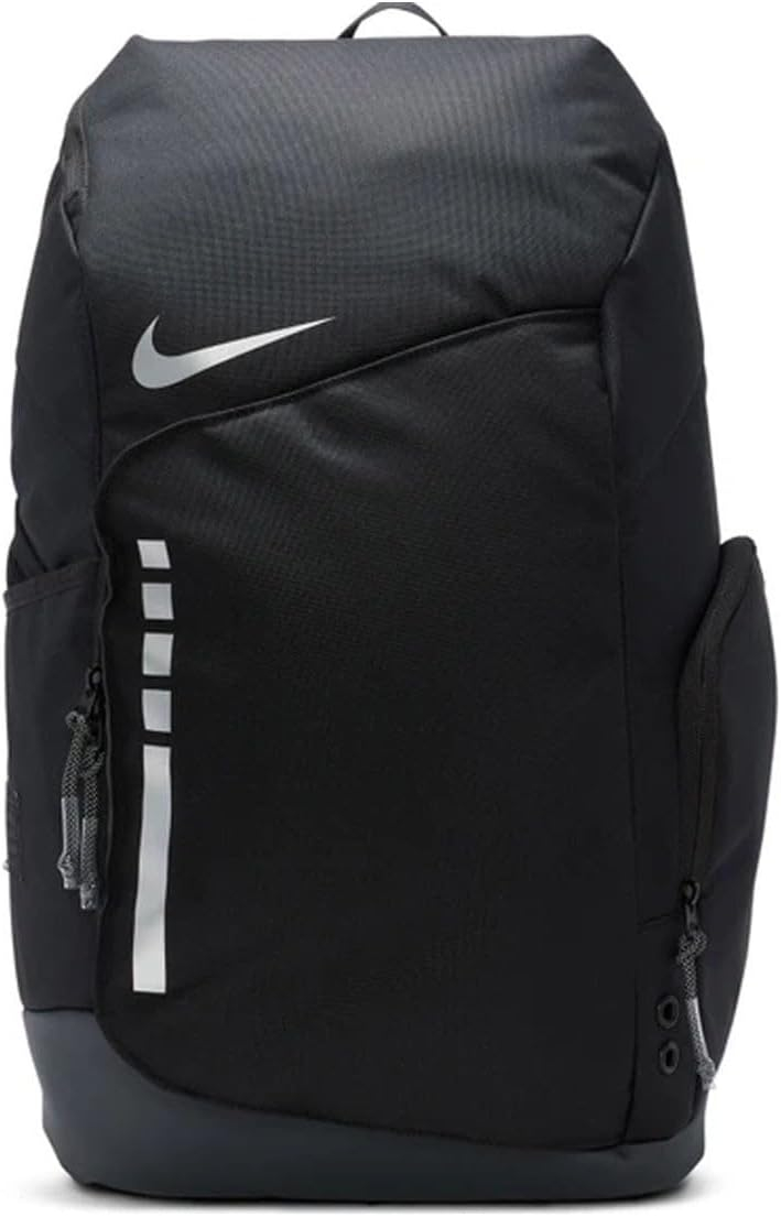 Nike Men's Hoops Elite Backpack, Black Anthracite and Metallic Silver